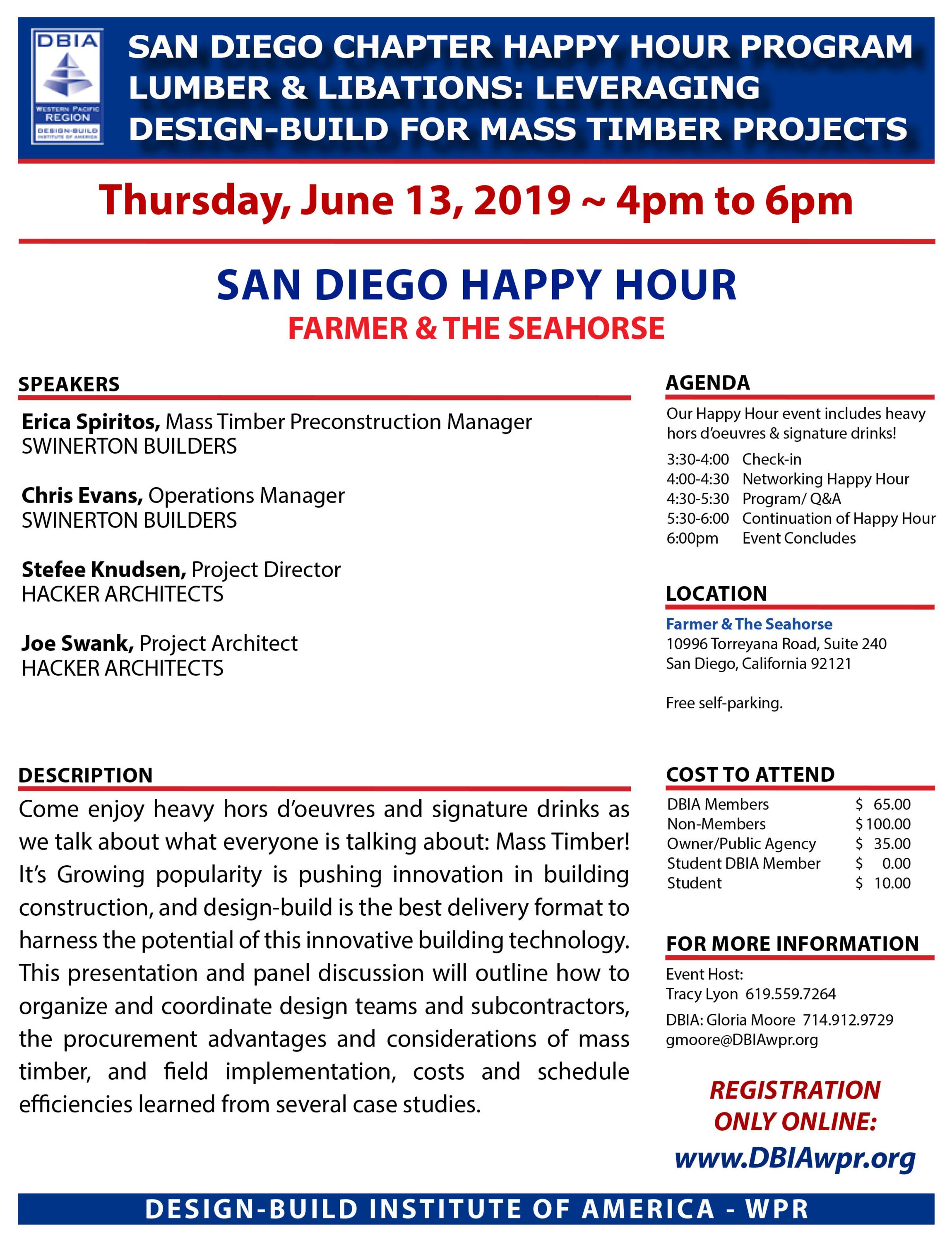 Happy Hour Program (San Diego) - Design-Build Institute of America